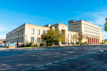 Naklejka premium Northampton Fire Station and Magistrates Court building