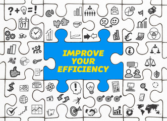 Improve your Efficiency / Puzzle mit Symbole
