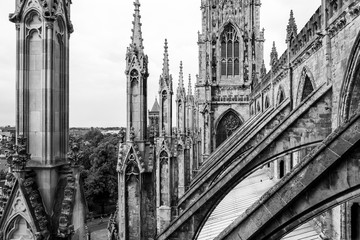 York Minster Cathedral in York. Yorkshire, England