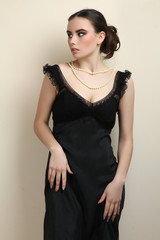 Fototapeta premium Girl in a dress