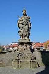 Obraz premium Brückenskulptur in Bamberg