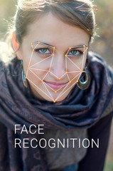 Recognition of female face. Biometric verification and identification