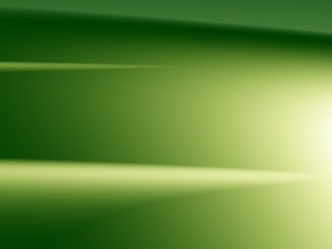 Simple abstract green colored fractal background with horizontal lines and a 3d effect