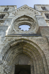 Fototapeta na wymiar Ruin of the Zsámbék Premontre monastery church