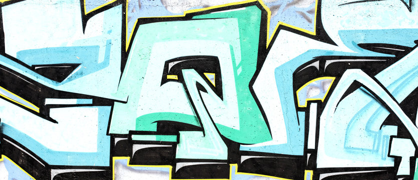 Street wall graffiti
