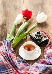 Tea and tulips