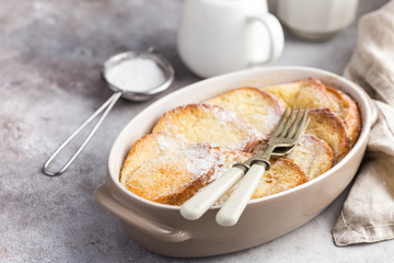 bread and butter pudding