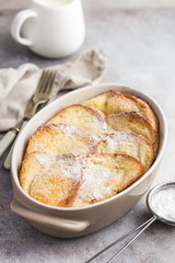 bread and butter pudding
