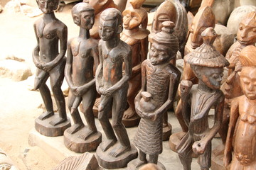 Voodoo paraphernalia, Akodessawa Fetish Market, Lomé, Togo / This market is located in Lomé, the capital of Togo in West Africa and is is largest voodoo market in the world.
