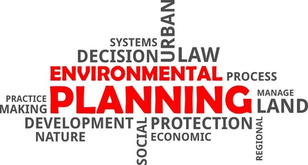 word cloud - environmental planning
