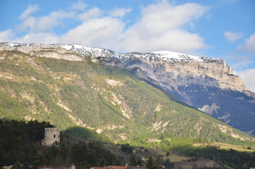 Fototapeta na wymiar Sud du massif du Vercors