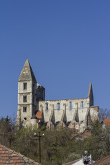 Fototapeta premium Ruin of the Zsámbék Premontre monastery church in Hungary