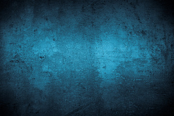 Fototapeta premium Dark blue monochrome slate background.