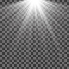 Vector Spotlights. Scene. Light Effect