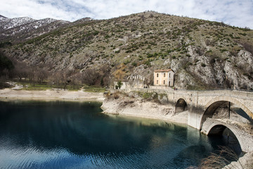 San Domenico lake, abruzzo