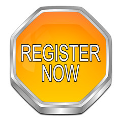 Register now Button - 3D illustration