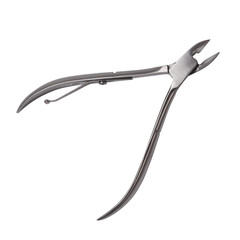 Nail clippers isolated on white background