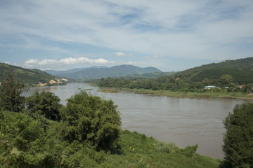 THAILAND CHIANG RAI CHIANG KHONG MEKONG RIVER