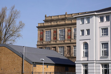 kunstakademie düsseldorf, ateliergebäude, hauptgebäude und nebengebäude