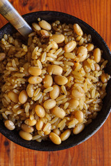 Brown Rice Beans and Quinoa