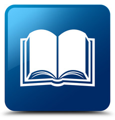 Book icon blue square button