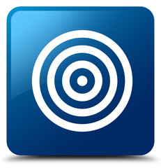 Target icon blue square button