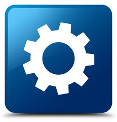 Process icon blue square button