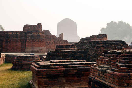 Life of India : The Ruin of Dhamekh Stupa, Sarnath
