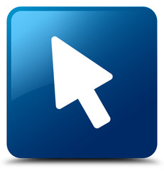 Cursor icon blue square button