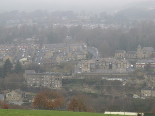 December misty morning around Sowerby Bridge collection