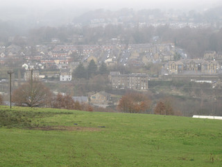 December misty morning around Sowerby Bridge collection