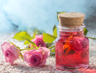 Rose attar for Spa of procedures from natural ingredients