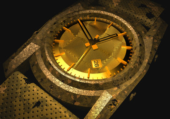 Render clock face - 3D model of Men's Wrist Watches
