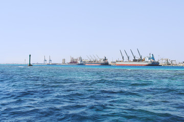 Port Sudan -  a port city in eastern Sudan, and the capital of the state of Red Sea
