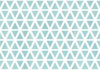 Watercolor triangle pattern.