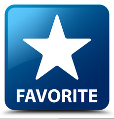 Favorite (star icon) blue square button