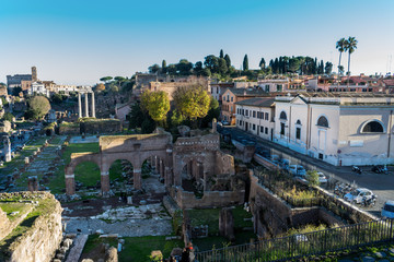 Fototapeta premium Roman forum from the Campidoglio.