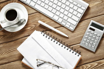 Business still life concept . Mixed media