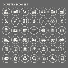 Big Industry icon set