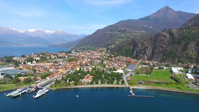 Village of Dervio - Como Lake (Aerial view)