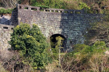 Fototapeta premium 内大臣森林鉄道の隧道跡