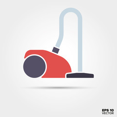Vacuum cleaner vector icon