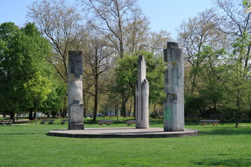 Statue dans le parc Paul Mistral