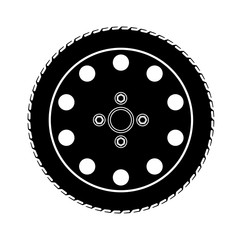 tires and wheels Vector Illustration
