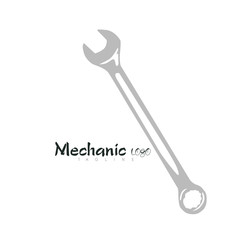 White and black mechanic set 