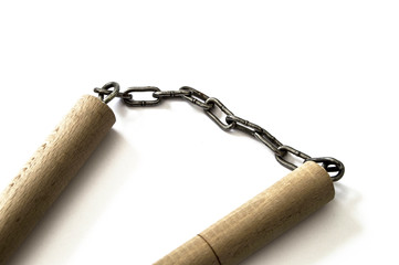 Nunchaku, nunchaku, kung fu and nunchaku used in combat

