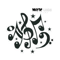 Vector logo music 
