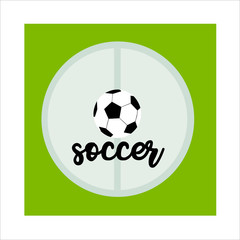 Soccer Logo Design Template, Football badge team identity