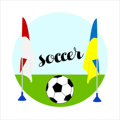 Soccer Logo Design Template, Football badge team identity