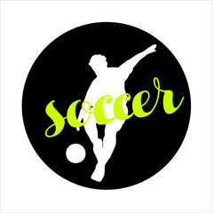 Soccer Logo Design Template, Football badge team identity